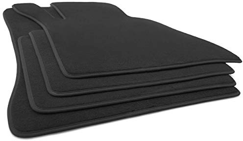 kh Teile Fußmatten W126 Limouisine Original Premium Qualität Automatten Velours 4-teilig schwarz
