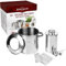 Browin 313016 Kit Complet de 1,5 kg de Réchaud à Jambon Manteau d'eau, avec un Pot de Thermomètre | Pour la Cuisson du Jambon à la Maison | 18/8 en Acier Inoxydable