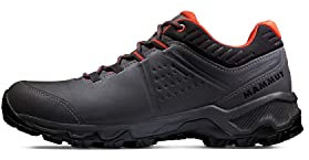 Mammut Mercury IV Low GTX Men | Wanderschuhe für Herren, Wasserdichte Trekkingschuhe, Outdoor Schuhe, Bergschuhe für Hiking, Gore-Tex Halbschuhe, Mit Vibram Sohle | Titanium-Hot Red, 9.5
