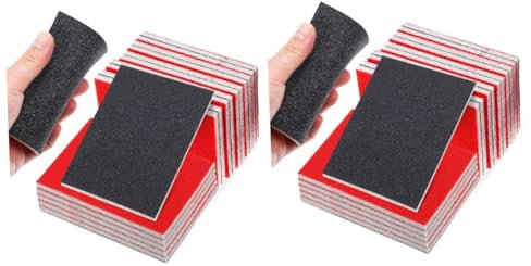 Gatuida 40 Stück Auto Schleifpapier Schleifblöcke Schaumstoff Schleifpads Schleifpapier Für Karosserie Auto Schleifpapier Für Autolack Schwammschleifen Kfz Schleifpapier Set