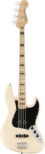 Squier Affinity Active Jazz Bass Olympic White - Basse Électrique 4 Cordes