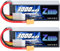 Zeee 4S Lipo 3000mAh 14,8V 50C Batterie RC avec Prise XT60 pour RC Voiture, Camion, Avion, hélicoptère, Bateau...(2pcs)