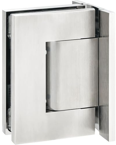 BILOBA Pendeltürband 8910 Glastürband für Glaswand 8-13,52mm - hydraulisches Band mit Nulllageneinstellung, Edelstahl matt