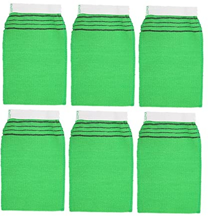 VICASKY Coarse Texture Bath Gloves 10-Piece Set Thickening Sauna Mitts Portable Wash Towels for Home Bathing for Spa and Shower Use