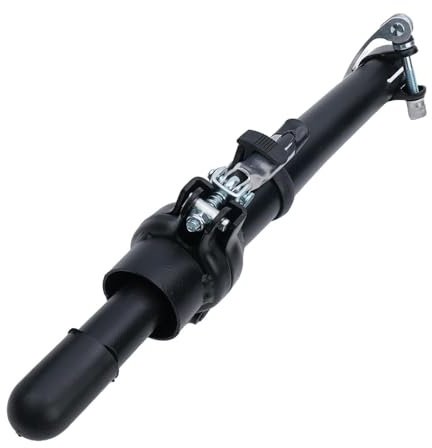 MoSundi Lenkervorbau für Klapprad, 22,2 bis 25,4 mm, verstellbarer Rohrdurchmesser, 350 mm Länge, schwarz, für Falträder und Elektroroller