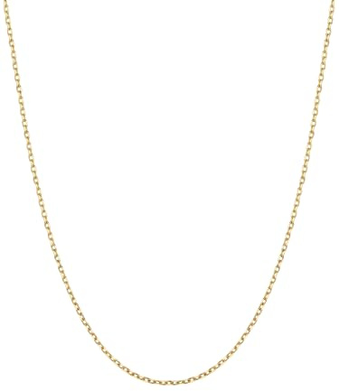 U7 1,4 mm / 2,5 mm O-Kette Damen Herren, Ultraleicht & Hypoallergen, 316L Edelstahl Halskette zum Schichten und für Anhänger, 5cm Verlängerung, 4 Farben, 35-76cm, Perfekt für Alltag