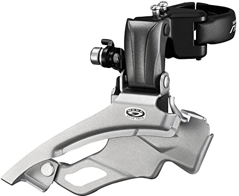 SHIMANO Altus FD-M371 3x9-fach Umwerfer, Silver/Black, One Size