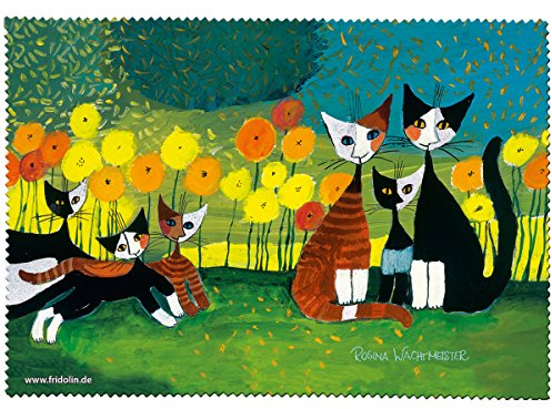 Fridolin Brillenputztuch Wachtmeister-All Together aus Mikrofaser, Bunt, 18x12.5x1 cm