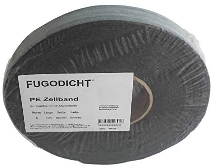 Fugodicht PE Zellband-Vorlegeband 2x9mm x 50m schwarz