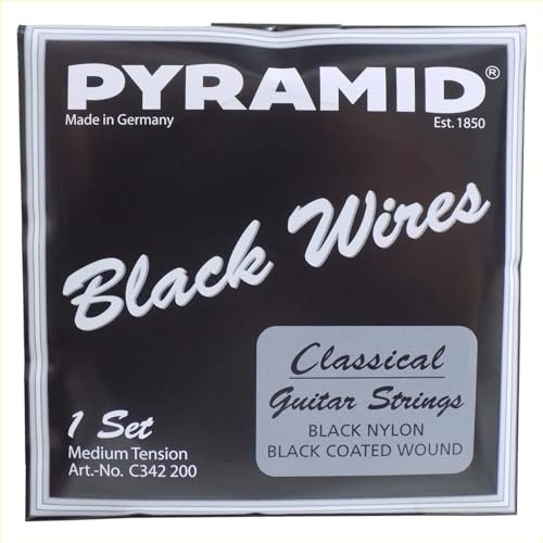 Pyramid C342200 Nylon Black Wires | schwarze Konzertgitarrensaiten