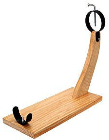 Inalsa Curved Ham Holder, Wood, Brown, 48 x 17 x 37 cm