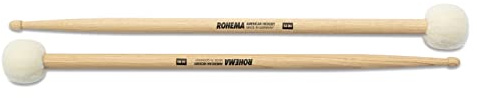 Rohema 5A MS Timpani Combi-Sticks American Hickory 35 mm (weiß)