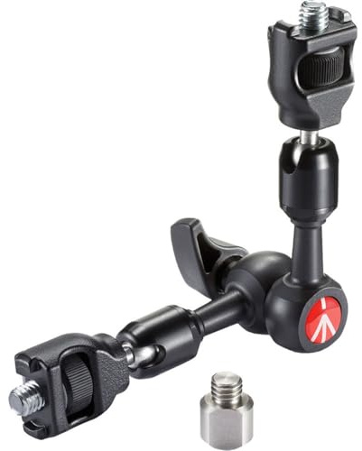 Manfrotto 244MICRO-AR 244 Mikroarm mit Drehschutz (schwarz)