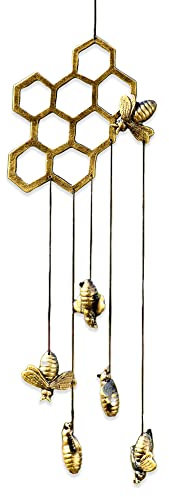 Bienen & Honeycomb Windspiel