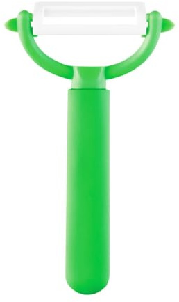 STONELINE Éplucheur en Céramique 13 cm, Lames Céramiques Tranchantes pour Éplucher en Douceur, Éplucheur pour Fruits et Légumes, Couleur Vert