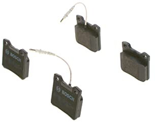 Bosch BP536 - Plaquettes de Frein Arrière pour Voiture - Qualité Bosch - Réduction du Bruit et de la Poussière - Certifié ECE-R90 - Sans Cuivre - Jeu de 4 Plaquettes