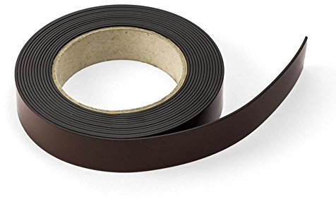 Magflex® Flexible Magnetic Tape Con Autoadesivo Premium Progettato Per Fornire Una Forte Presa Sulle Superfici A Base Di Metallo Magnetico - Polarità A - 25,4mm Di Larghezza - 5 M Di Lunghezza