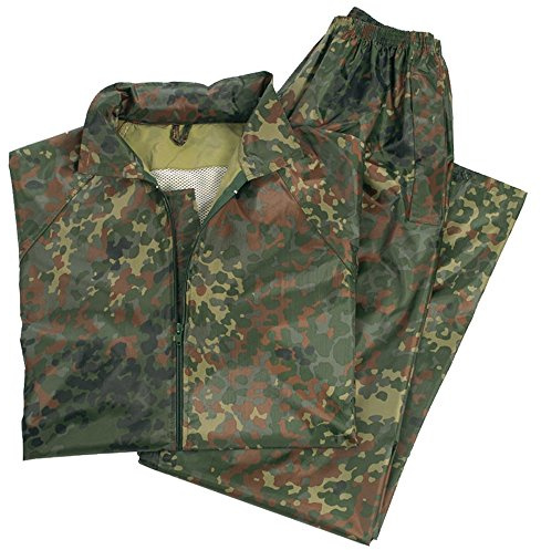 Traje Impermeable para Hombre de Mil-Tec, Hombre, Color Camuflaje, tamaño Small