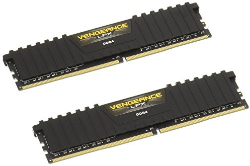Corsair CMK8GX4M2A2666C16 Vengeance LPX 8 GB (2 X 4 GB) DDR4 Up to 2666 MHz C16 XMP 2.0 High Performance Desktop Memory Kit, Black