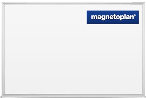 magnetoplan Design-Whiteboard SP | Magnettafel BxH 2200x1200 mm | Stabile, speziallackierte Stahloberfläche | Perfekte Schreibfläche | Bürobedarf | Memoboard für Büro- und Konferenzräume | Homeoffice