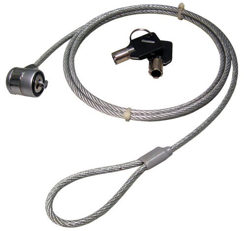 kenable Laptop Security Cable with Barrel Lock & Key for Kensington Slot
