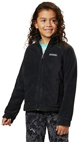 Columbia Baby Benton Springs jacka, mjuk fleece, klassisk passform, Svart, M