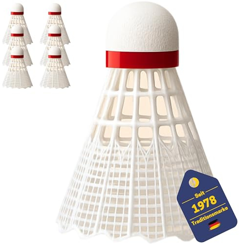 BEST SPORTING Badminton Bälle Set - Turnierbälle 6er Set´s