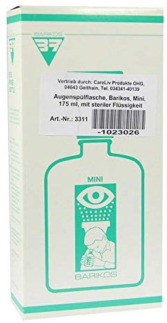 AUGENSPÜLFLASCHE Barikos mini m.ste.Flüssigk.175ml 175 ml