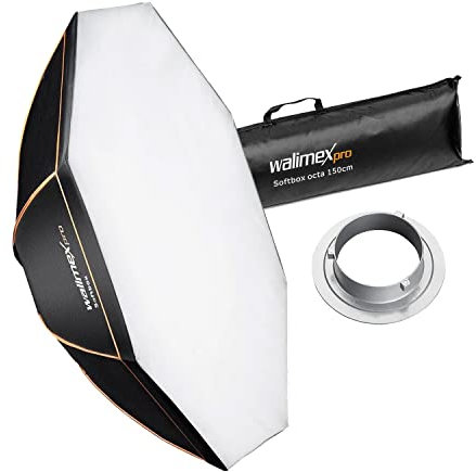 Walimex Pro Octagon Softbox (Orange Line 150 cm Durchmesser) für Walimex Pro & K