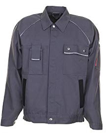 Planam 2113050 Canvas 320 Bundjacke, Grau/Schwarz, Größe 50