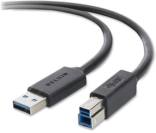 Belkin SuperSpeed - Cable USB (3 Metros, USB 3.0), Negro