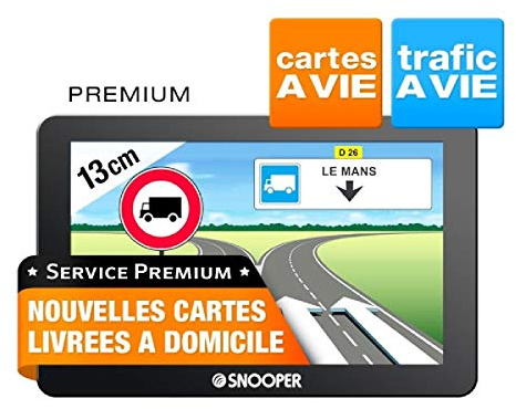 Snooper PL 5400 GPS Eléments Dédiés à la Navigation Embarquée Europe Fixe, 16:9