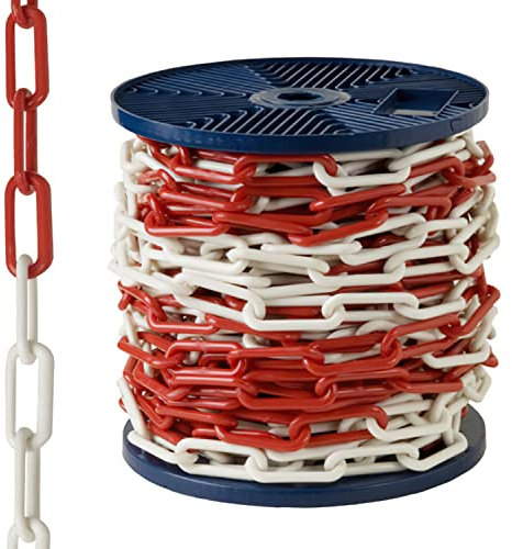 AFT - Plastikkette, Zweifarbig, 6 mm, Rolle mit 25 m