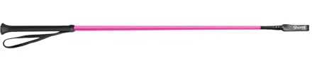 Shires 66 cm Reflektierende Gewinde Stem Peitsche – Pink