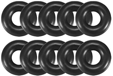 sourcing map O Ringe Dichtungsringe 10x4x3mm NBR 10 Stück | Wasserhahn Spülventile Waschbecken Duschablauf Hydraulik Rohrschlauch Rund Gummi Dichtung O Ring Seals Unterlegscheibe
