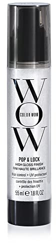 COLOR WOW Pop & Lock Anti-Frizz Hair Serum: Prevent Colour Fade, Temporarily Seal Split Ends, and Add Gloss - Get Silky, Shiny Hair!
