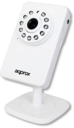 Ca APPIP03P2P övervakningskamera – säkerhetskameror (IP, inomhus, kub, trådbunden och trådlös, MicroSD (TransFlash), MicroSDHC, MicroSDXC, vit)