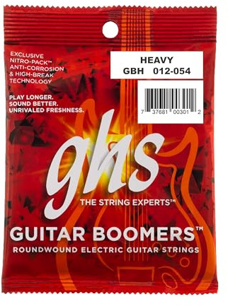 GHS Guitar Boomers - GBH - Electric Guitar String Set, Heavy, .012-.052