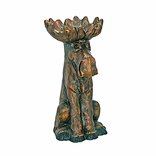 Design Toscano EU1380 stuga feber älg trädgårdsstaty, brun