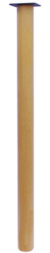 Home System 67868 Tischbein der Zylindrische, Tisch Ø 62, H. 750 mm, Holz, Natur
