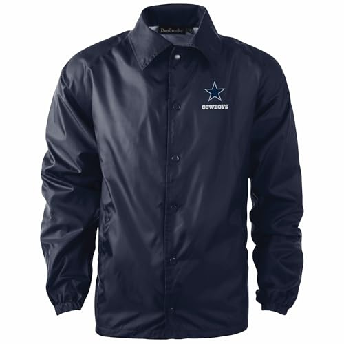 Dunbrooke Royal Buffalo Bills Coaches Classic Raglan Full-Snap Windbreaker Jacke für Herren