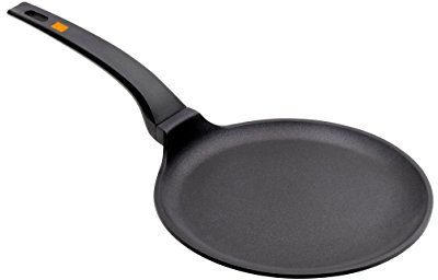 BRA EFFICIENTE padelle frittella, 26 centimetri, in alluminio pressofuso con antiaderente Teflon Platinum Plus
