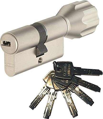 ABUS EC550 Profil-Knaufzylinder Länge Z30/K30mm mit 6 Schlüssel