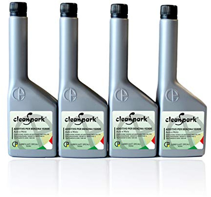 CleanSpark - 500ml (4 Fläschen á 125 ml) Multifunktionsadditiv für Benzinmotoren Autos und Motorräder