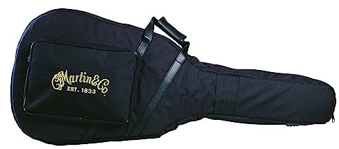Martin Dreadnought Junior Gitarrenhülle, flexibel, schwarzes Nylon mit Logo (52BGB)