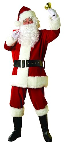 Rubies Regal Plush Santa Claus Suit for Adults, Men's XXL