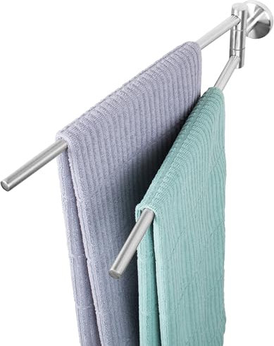 bremermann Bad-Serie Piazza - Badetuchstange, Handtuchstange ideal einsetzbar für Bad und Küche, passend für Badetücher und Handtücher, aus Edelstahl matt