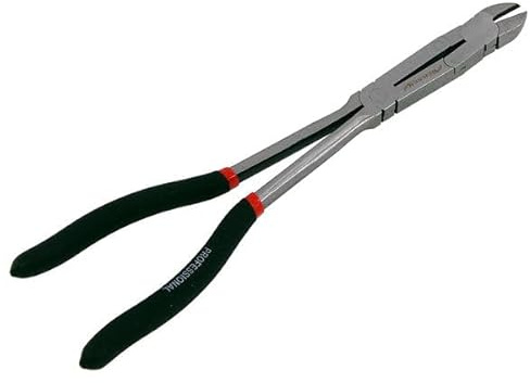 Neilsen CT4124 Double Joint Side Cutters 300mm with Dipped Handles for Hard to Reach Places
