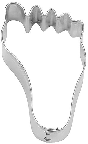 Staedter hojalata pie Cortador de Galletas, Plata, 14 x 3 cm