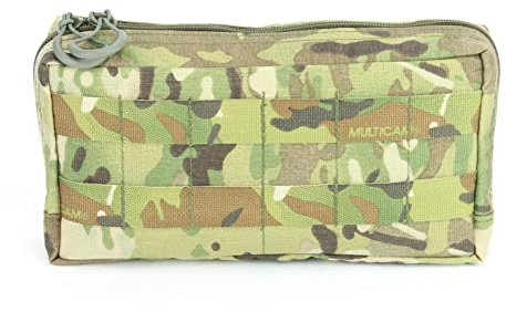 Zentauron MOLLE Utility Pouch Horizontal 1,4L – Cordura Tasche für Rucksäcke, Plattenträger & Schutzwesten, Tactical, Outdoor, Militär, EDC, Erste Hilfe, Polizei, MOLLE System, Made in Germany